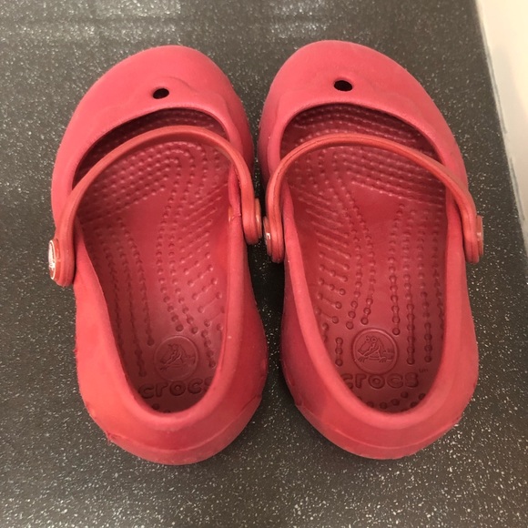 EUC Toddler Crocs Mary Jane style - Picture 5 of 8